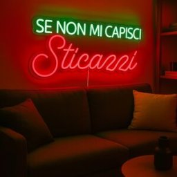 KASANOVA Insegna luminosa Se non mi capisci, da appendere