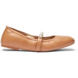 Stuart Weitzman Goldie Ballet Flat - Donna Tan 39