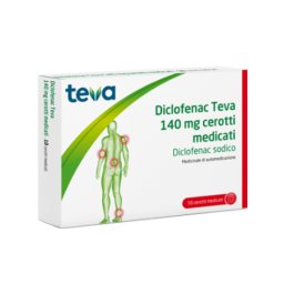 DICLOFENAC 140mg10Cer.Med.TEVA