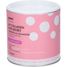 THE GOOD VIBES COMPANY Srl Goovi My Collagen Skin Secret Integratore per Pelle al Collagene Frutti Bosco 240g