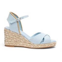 Stuart Weitzman Mirela Ii Espadrille Wedge - Donna Cielo/natural 36.5