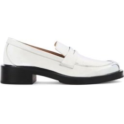 Stuart Weitzman Palmer Bold Loafer - Donna Silver 38