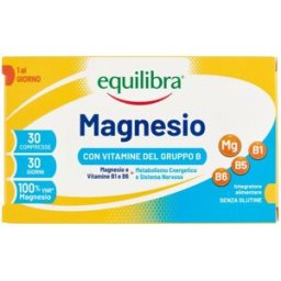 Equilibra Magnesio Con Vitamine B Integratore Per Ossa E Denti 30 Compresse
