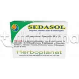 Herboplanet Sedasol Integratore Per Rilassamento Mentale 60 Compresse