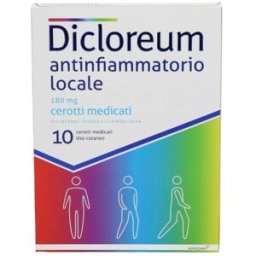 Dicloreum Cerotti Antinfiammatori Per Dolore 10 Cerotti 180mg
