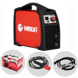 Helvi Sparc 120 - Saldatrice Inverter (MMA) + Kit, corrente continua (DC)