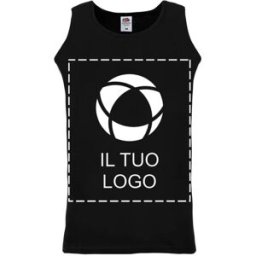 VistaPrint Maglia tecnica da uomo con stampa monocolore Fruit of the Loom®