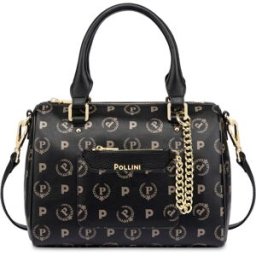 Borsa doppio manico Heritage re-edition + Pocket NERO/NERO/NERO, one_size, Pollini one_size