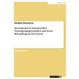 Investitionen in immateriellen Vermögensgegenständen und deren Behandlung im IAS System