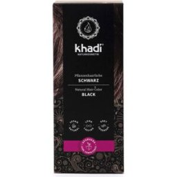 khadi Pianta colore dei capelli nero 100 g