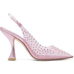 Stuart Weitzman Glam Xcurve 100 Slingback - Donna Rosa Tenue 41.5