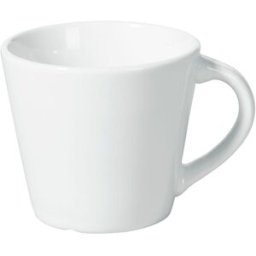 Vega Tazzina caffè Forlì ; 80 ml, 6x5.5 cm (ØxH); bianco; conica; 6 pz. / Pacco