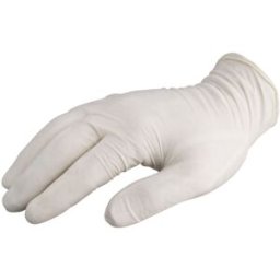 Bingold Guanti monouso Latex Plus ; Taglia L; naturale; 100 pz. / Pacco