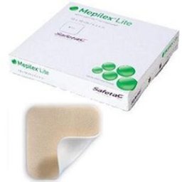MOLNLYCKE HEALTH CARE Srl Mepilex Lite Medicazione in Schiuma Assorbente Atraumatica 10x10 cm 5 Pezzi