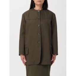Max Mara Giacca in cotone Verde Taglia 42
