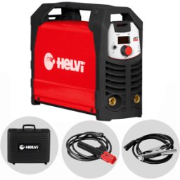Helvi Jet 200 - Saldatrice Inverter (MMA/TIG LIFT), Valigetta antiurto, corrente continua (DC)