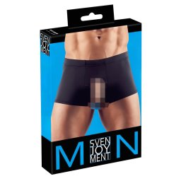 Svenjoyment - boxer uomo - apertura frontale - nero - 2XL