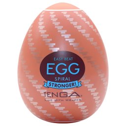 TENGA Egg Spiral Stronger - masturbatore uomo a forma di uovo