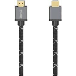 Hama Cavo HDMI M/HDMI M, Hdmi High Speed with Ethernet, 3 metri, Ultra HD 8K, 120 MHz, connettori dorati, spine in metallo