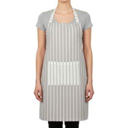 KASANOVA Grembiule da cucina cotone tinto filo righe chiare