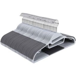 SONGMICS Grucce in Plastica, Grigio Chiaro + Grigio Scuro / Set di 20