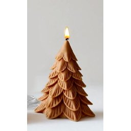 Albero di Natale di 12.5 cm. Stampo in silicone per Candele e Saponi