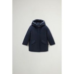 Woolrich Arctic Parka da bambina in Ramar Cloth Blu Taglia 14