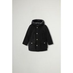 Woolrich Arctic Parka da bambino in Ramar Cloth Nero Taglia 6