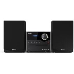 Sharp Xl-B517dbk Micro System Audio Digitale Dab+ Fm 40w Lettore Cd Riproduzione Usb Mp3 Nero Grey