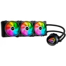 Adata Xpg Levante X 360 Argb All-In-One Argb Cpu Liquid Cooler Dissipatore A Liquido Dual Fan 3 Ventole X 120mm Nero