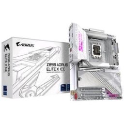 Gigabyte Z890 Aorus Elite X Ice Scheda Madre - Supporta Cpu Intel Core Ultra (Serie 2), Vrm A 16+1+2 Fasi, Fino A 9500mhz Ddr5 (Oc), 1xpcie 5.0 + 4xpcie 4.0, Wi-Fi 7, Lan 2.5gbe, Thunderbolt 4