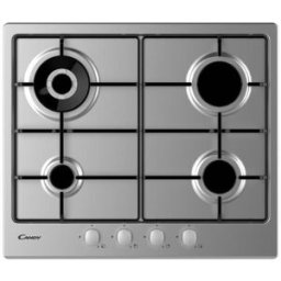 Candy Chw6br4wx Piano Cottura A Gas 4 Fuochi Acciaio Inox