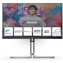 AOC Monitor 27 Ips 16:9 4ms 420 Cdm, Usb-C, Pivot, Dp/hdmi