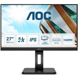 AOC Monitor 27 Led Ips 4k Uhd 16:9 350 Cdm, Usb-C, Dp/hdmi, Pivot, Multimediale