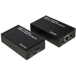 Link Estensore Linea Hdmi Con Cavo Di Rete 120mt Con Infrarossi