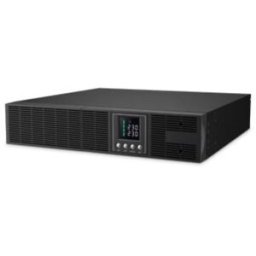 Atlantis A03-Op1302-Rc Ups Online Gruppo Di Continuita` Doppia Conversione Onda Sinusoidale Pura 1300va 900w, Server Rack, Display Lcd, Usb, Seriale Rs-232, 8 Uscite Iec, Slot Snmp, 2x12v-9ah