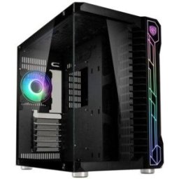 Kolink Unity Code X Argb Case Middle Tower Atx Micro-Atx Mini-Itx Panello Frontale E Laterale In Vetro Temperato 1xusb 2.0 2xusb 3.0 1xventola 120mm Argb Pwm Preinstallata Audio Hd Black