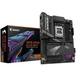 Gigabyte X870 Aorus Elite Wifi7 Scheda Madre - Supporta Cpu Amd Ryzen 9000, 16+2+2 Fasi Vrm, Fino A 8000mhz Ddr5 (Oc), 3xpcie 5.0 + 1xpcie 4.0, Wi-Fi 7, Lan 2.5gbe, Usb 4