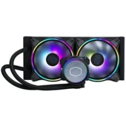 Cooler Master Masterliquid Ml240 Illusion Dissipatore A Liquido Per Cpu 2 Ventole Halo Argb 120mm Controller Argb Compatibile Amd E Intel Black
