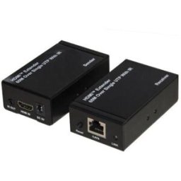 Link Estensore Hdmi Tramite Cavo Cat5-6 Fino A 60mt Full Hd Con Sensori Infrarossi Per Telecomandi