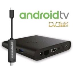 Diprogress Homaticst Decoder Digitale Terrestre Dvb-T2 Hevc Android Tv Certificato Google