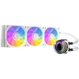 Antec Vortex Lum 360 White Argb Cpu Liquid Cooler Intel 3 Ventole 360mm 1851/1700/1200 Amd Am5/am4 Bianco