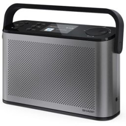 Sharp Osaka Dr-P540(Gy) - Radio Digitale Portatile - Dab/dab+ - 2.4 Slide Show Display - Bluetooth 5.3 - Storm Grey