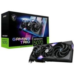 MSI Gaming Geforce Rtx 5070 12g Trio Oc Nvidia 12 Gb Gddr7 Triple Fan Pci Express X16 5.0 -1 X Hdmi 3 X Displayport