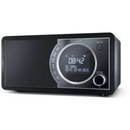 Sharp Radio Digitale Portatile Con Dab-Dab+-Fm Bluetooth 4.2 Nero