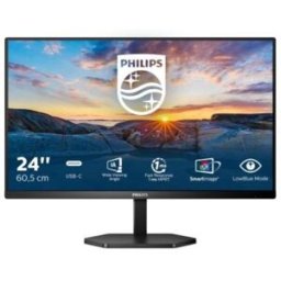 Philips 24e1n3300a/00 23.8 Led Ips Full Hd 16:9 75hz 4ms Hub Usb Hdmi Usb-C 65w Altoparlanti Incorporati Nero