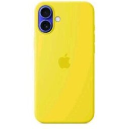 Apple Iphone 16 Plus Silicone Case Cover Magsafe In Silicone Giallo