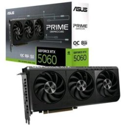 Asus Prime -Rtx5060-O8g Nvidia Geforce Rtx 5060 8 Gb Gddr7 Triple Fan Pci Express 5.0 - 1 X Hdmi 3 X Displayport