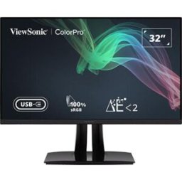 ViewSonic Mon 31.5ips Uhd Hdmi Dp Usb C 4k Hardware Cal.Rgb Usb 3.2 Usbc60w