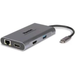 Hamlet Hdkc-Pd400h Docking Station Usb-C Pd 85w + 3 Usb + 2 Hdmi + Lan